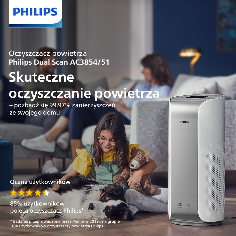 Philips Filtr 3w1 NanoProtect HEPAusuwa cząsteczki 100x mniejsze niż standardowy filtr HEPA