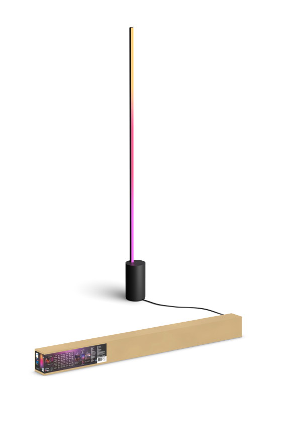 Philips Hue White and color ambiance Lampa Signe podłogowa gradient (czarna)