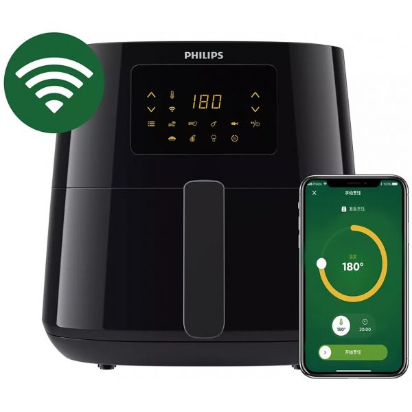 Frytkownica beztłuszczowa Philips Essential Connected Ovi XL HD9280/90 Airfryer